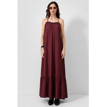 Rochie lunga lejera - Violet pruna