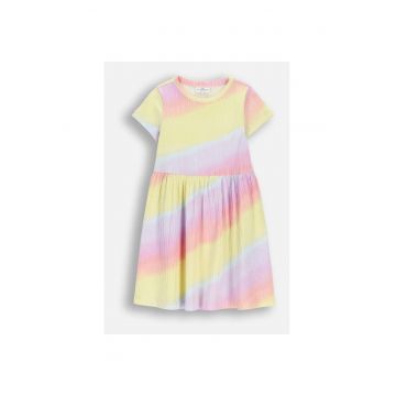 Rochie  Maneci Scurte - Multicolor