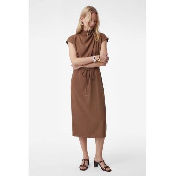 Rochie midi cu cordon subtire in talie - Maro Siena