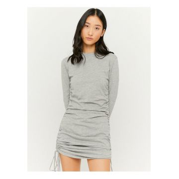 Rochie mini cu snururi laterale -