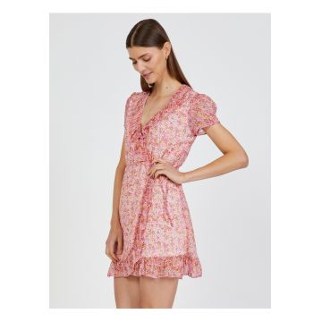 Rochie petrecuta cu imprimeu floral