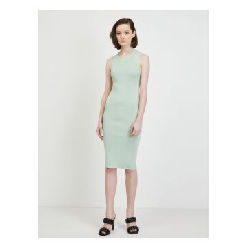 Rochie-pulover cu model uni - fara maneci