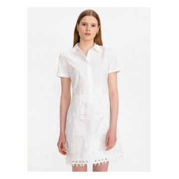 Rochie scurta cu broderie Rita