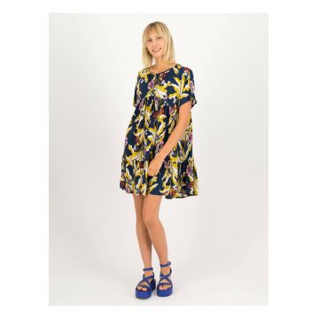 Rochie scurta lejera cu imprimeu floral