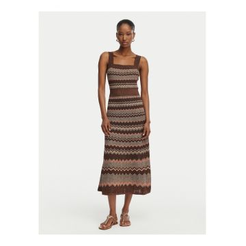 Rochie tricotată Marciano Guess - multicolor - Maro/Multicolor