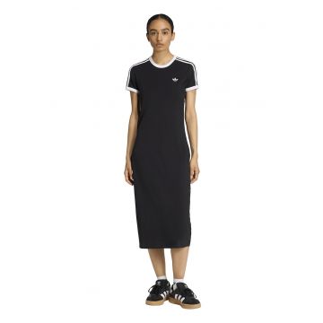 Rochie-tricou cu logo 3S - Negru