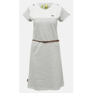 Rochie-tricou scurta cu dungi
