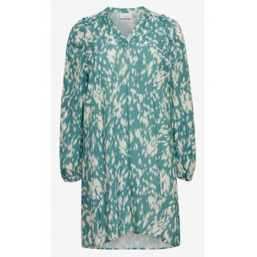 Rochie-tunica cu imprimeu abstract