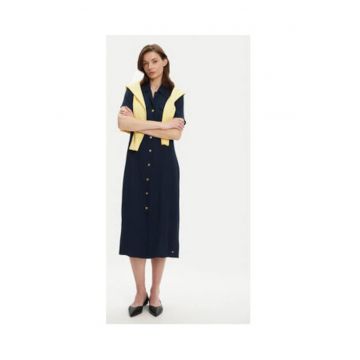 Rochie camasa Dama -  bleumarin - 100% viscoza