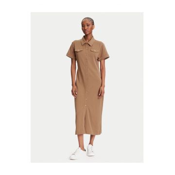 Rochie camasa de dama  maro -