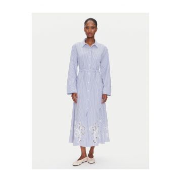 Rochie camasa pentru femei  albastru deschis -