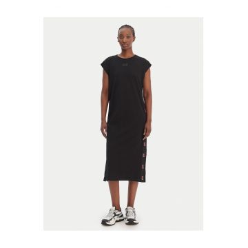 Rochie casual -  bumbac - negru - pentru femei -