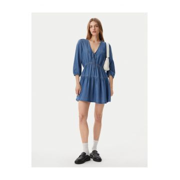 Rochie casual dama  albastru - 2 caracteristici reprezentative -