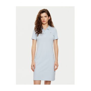Rochie casual dama  albastru deschis - fabricata din material de calitate