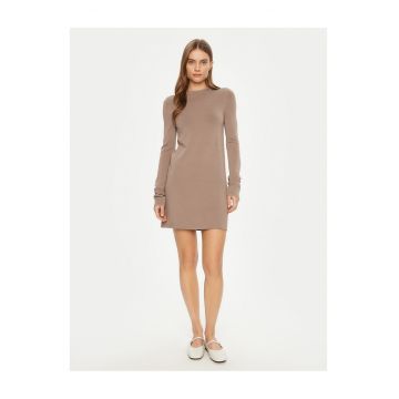 Rochie casual dama  bej - din material confortabil