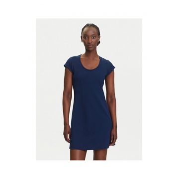 Rochie casual dama  bleumarin - fabric de calitate