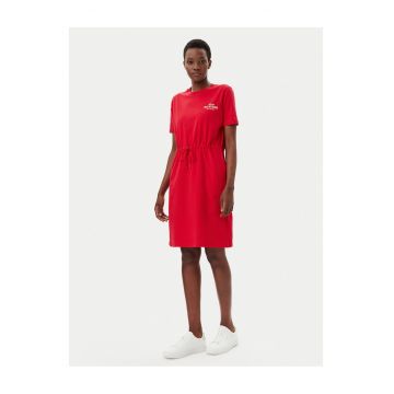 Rochie casual dama  rosu - material de calitate