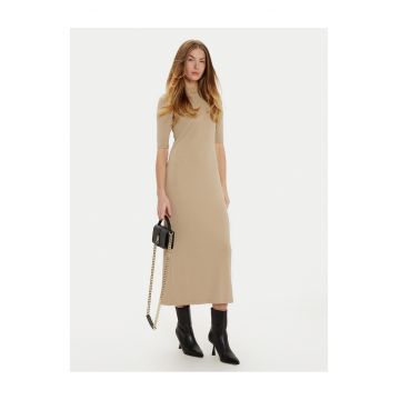 Rochie casual de dama  bej -