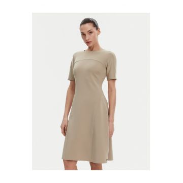 Rochie casual de dama  bej -