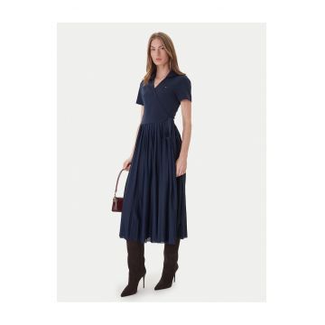 Rochie casual de dama  bleumarin - material de calitate