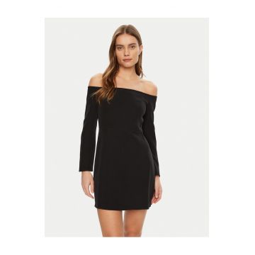 Rochie casual de dama  negru -