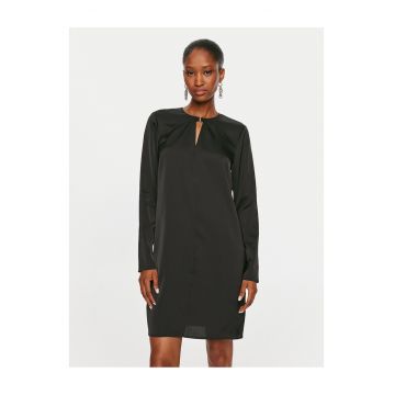 Rochie casual de dama  negru -