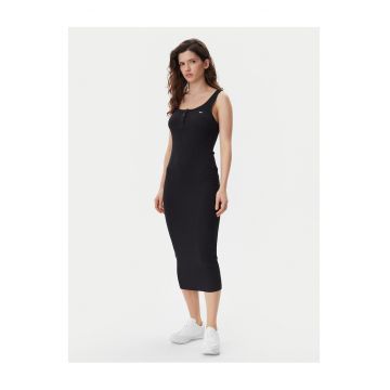 Rochie casual de dama  negru -