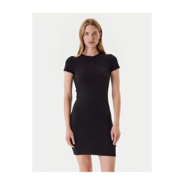 Rochie casual de dama  negru -