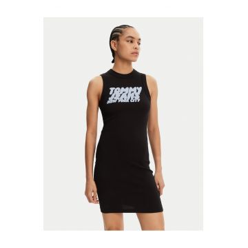 Rochie casual de dama  New York City - negru