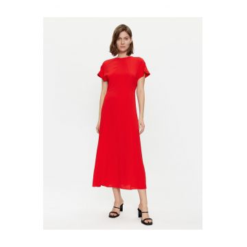 Rochie casual de dama  rosu