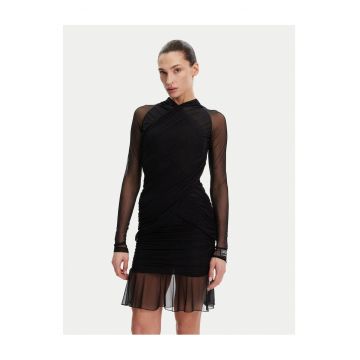 Rochie cocktail Femeie -  neagra - 82% poliamida - 18% elastan -