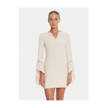 Rochie de cocktail -  bej - fabrica de calitate