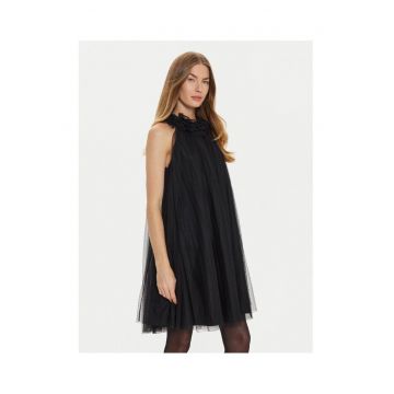 Rochie de cocktail dama  negru - fabrica de calitate