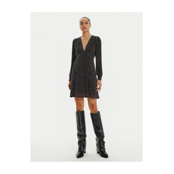 Rochie de cocktail Femei -  neagra - poliester - fermoar -