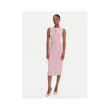 Rochie de cocktail -  roz - de calitate