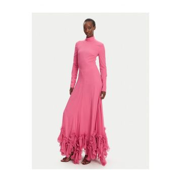 Rochie de seara -  roz - maxi