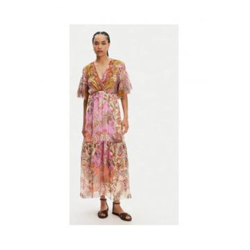 Rochie de vara Dama -  multicolor - 70% viscoza - 30% matase