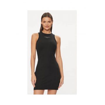 Rochie de vara -  negru - 61% poliester reciclat - 32% viscoza - 7% elastan -