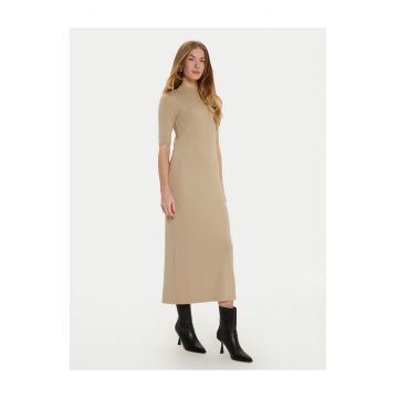 Rochie de zi  bej - material usor