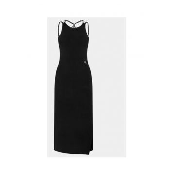 Rochie de zi -  neagra - 77% lyocell - 21% poliamida - 2% elastan -