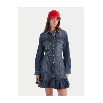 Rochie din denim -  albastru - femei