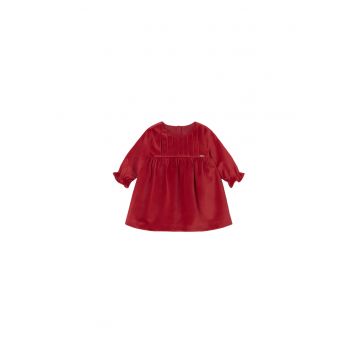 Rochie fete -  poliester - rosu - 100% bumbac - set -