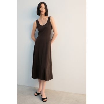 Rochie midi fara maneci - Maro