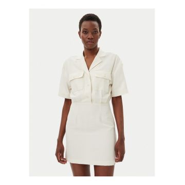 Rochie mini cu buzunare aplicate -