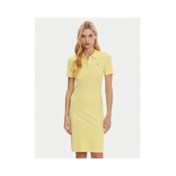 Rochie mini tip tricou - Galben - Galben