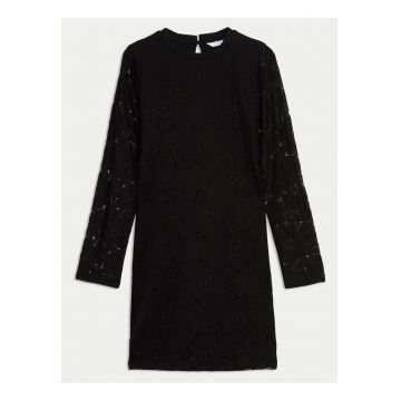 Rochie neagra din dantela -