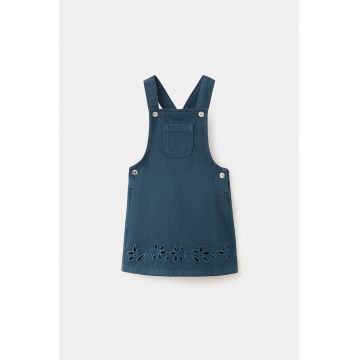 Rochie-sarafan cu decupaje - Albastru inchis