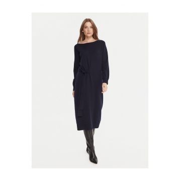 Rochie tricotata de dama  bleumarin - fabricata din material de calitate