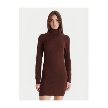 Rochie tricotata de dama  maro