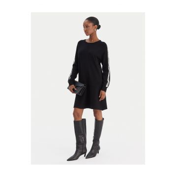 Rochie  tricotata - neagra - pentru femei